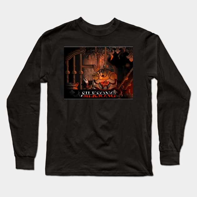 Hollow Knight: Silksong Blacksmith and Hornet Long Sleeve T-Shirt by TeeDraw